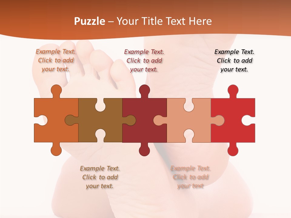 Spa Fresh Foot PowerPoint Template