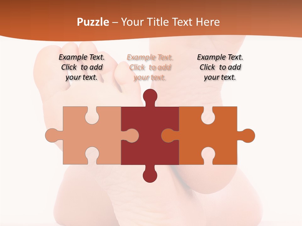 Spa Fresh Foot PowerPoint Template