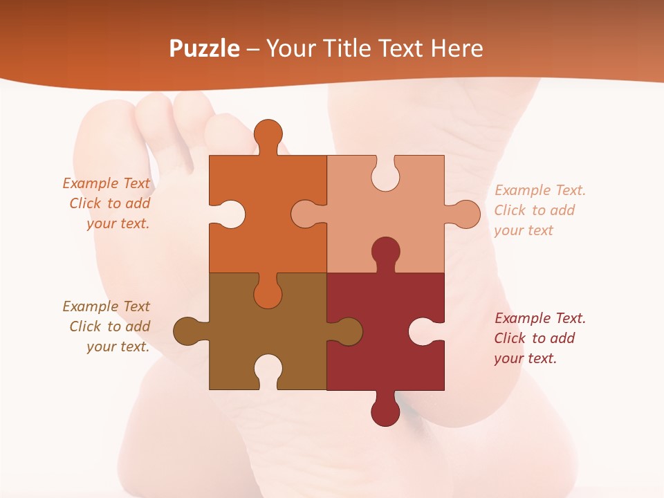 Spa Fresh Foot PowerPoint Template
