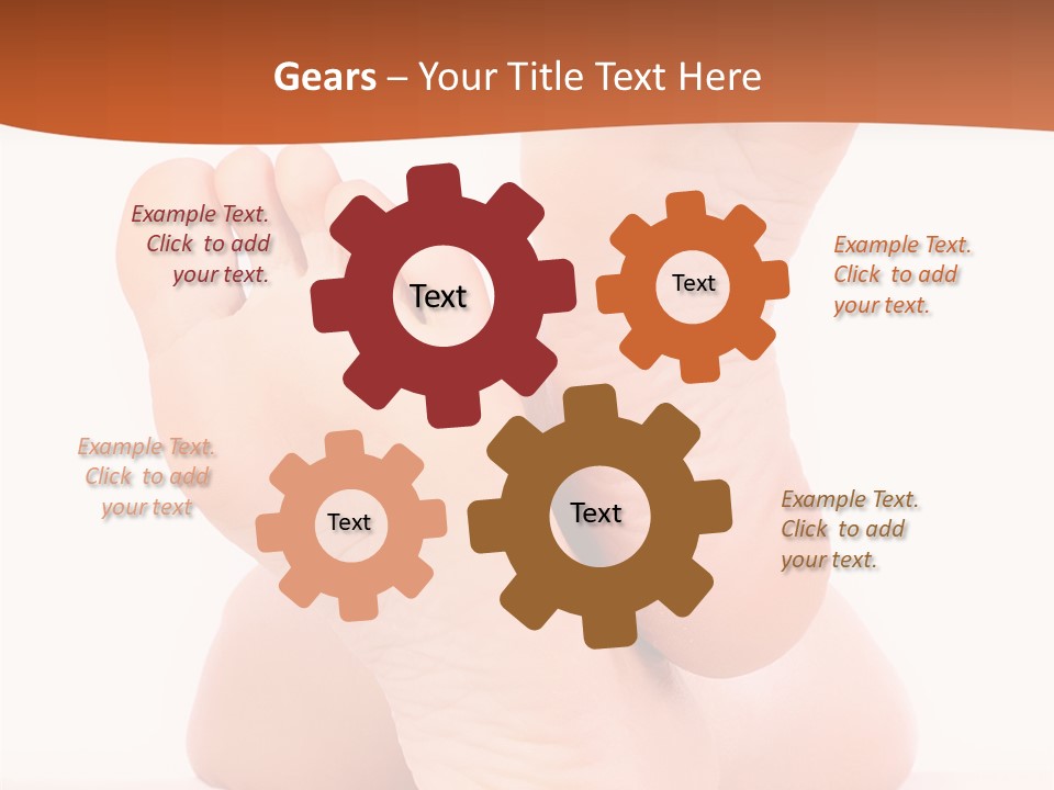 Spa Fresh Foot PowerPoint Template