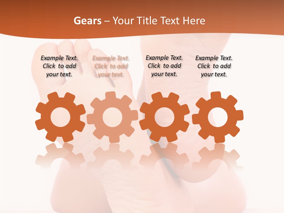 Spa Fresh Foot PowerPoint Template