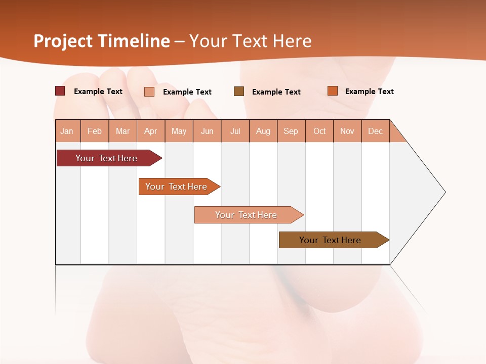 Spa Fresh Foot PowerPoint Template