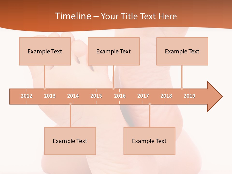 Spa Fresh Foot PowerPoint Template