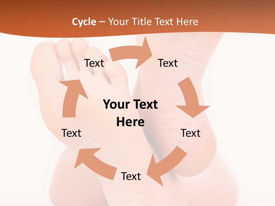 Spa Fresh Foot PowerPoint Template