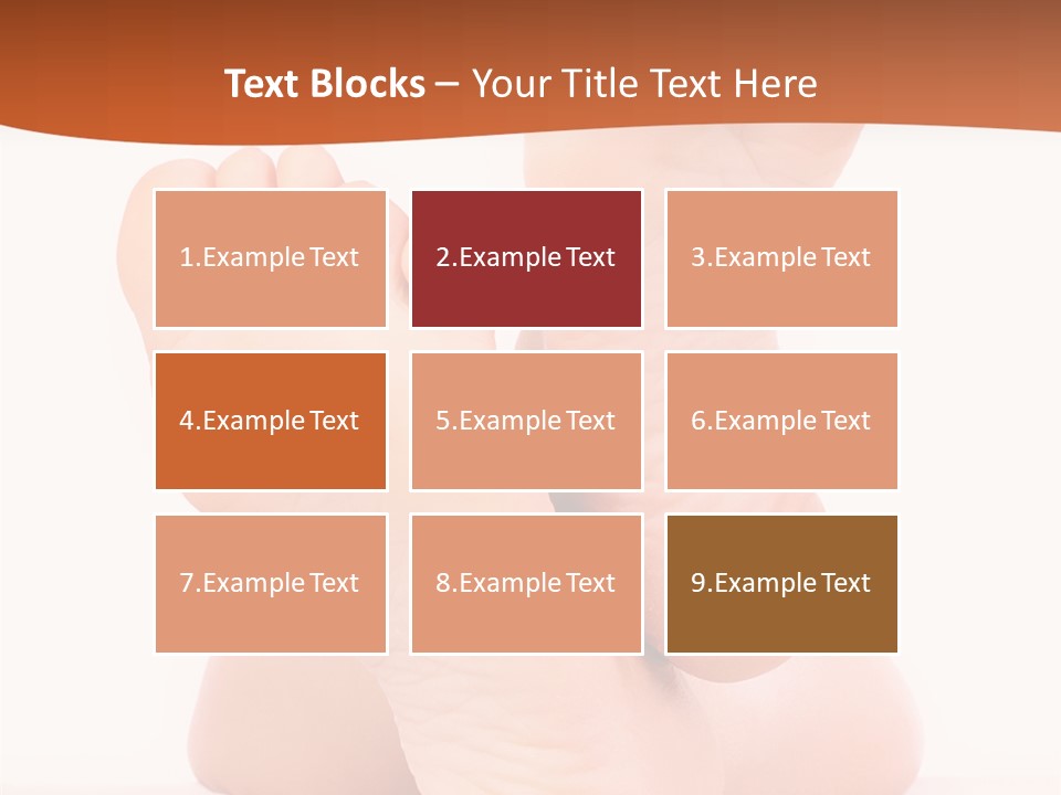 Spa Fresh Foot PowerPoint Template