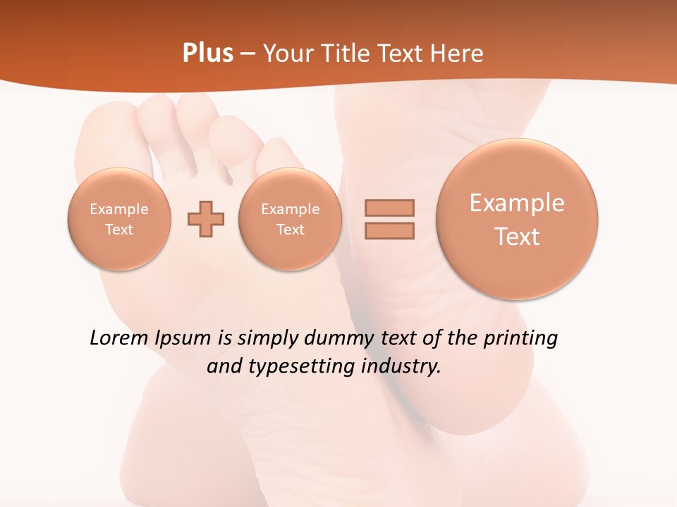 Spa Fresh Foot PowerPoint Template