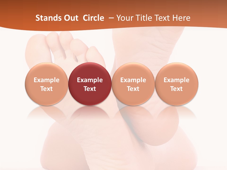 Spa Fresh Foot PowerPoint Template