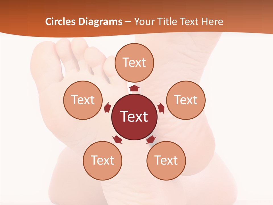 Spa Fresh Foot PowerPoint Template