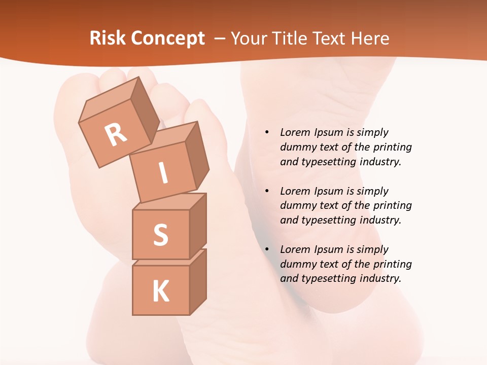 Spa Fresh Foot PowerPoint Template