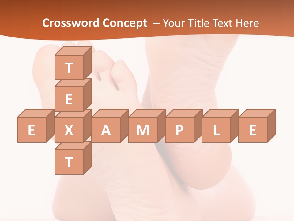 Spa Fresh Foot PowerPoint Template