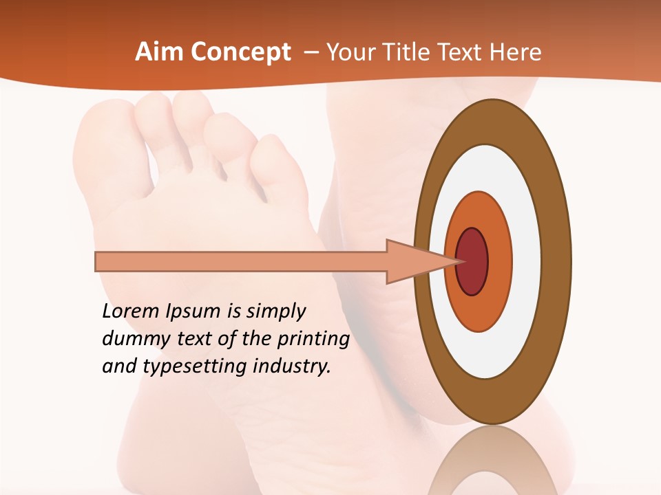 Spa Fresh Foot PowerPoint Template