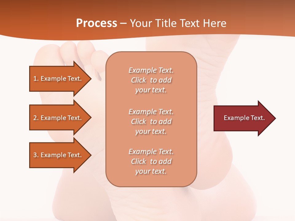 Spa Fresh Foot PowerPoint Template