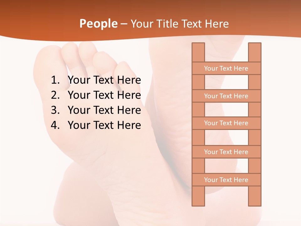 Spa Fresh Foot PowerPoint Template