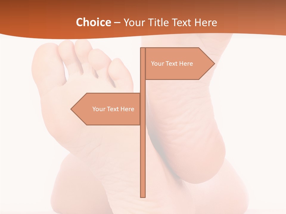 Spa Fresh Foot PowerPoint Template
