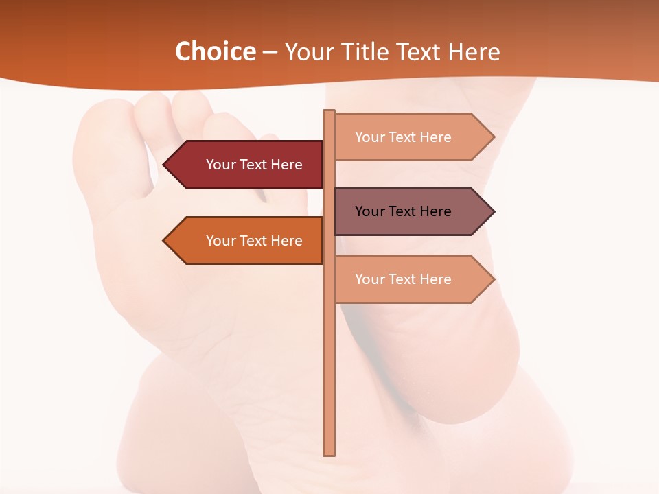 Spa Fresh Foot PowerPoint Template