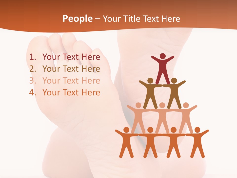 Spa Fresh Foot PowerPoint Template