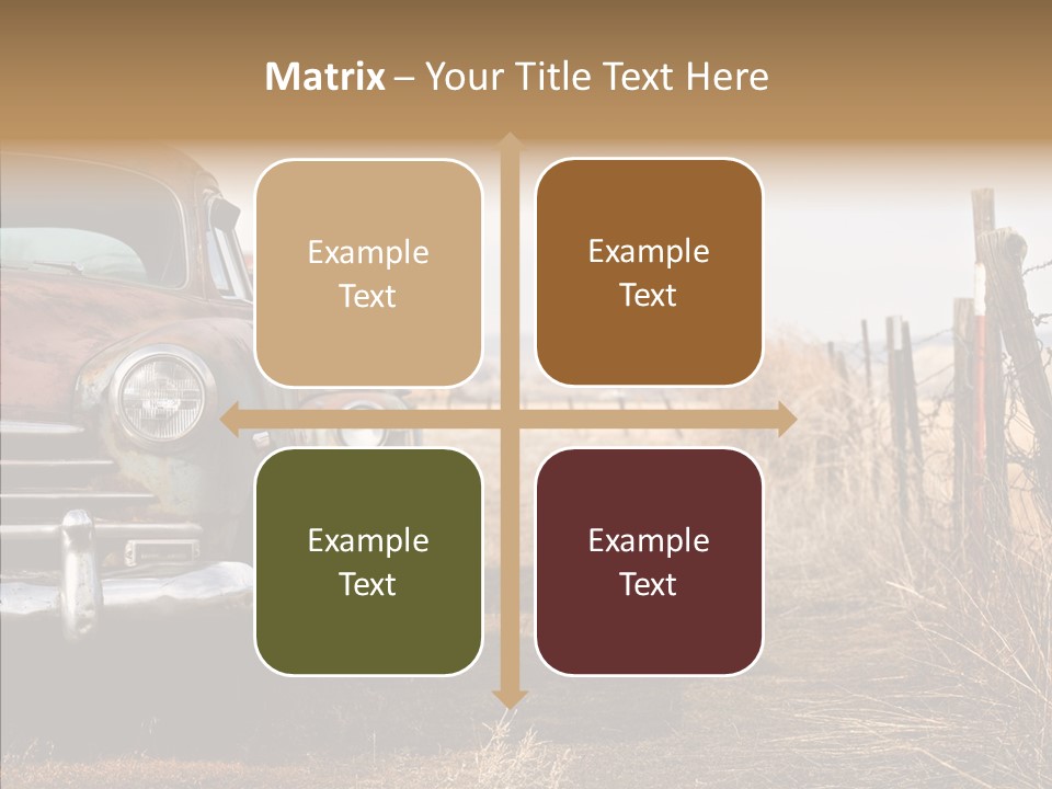 Lost Two Rusty PowerPoint Template