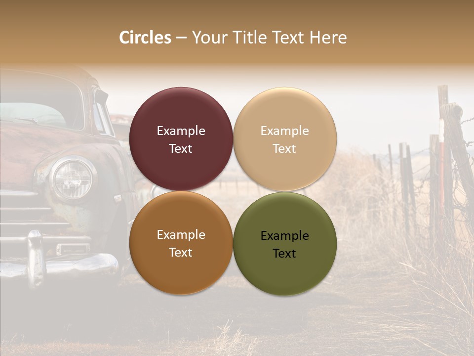 Lost Two Rusty PowerPoint Template