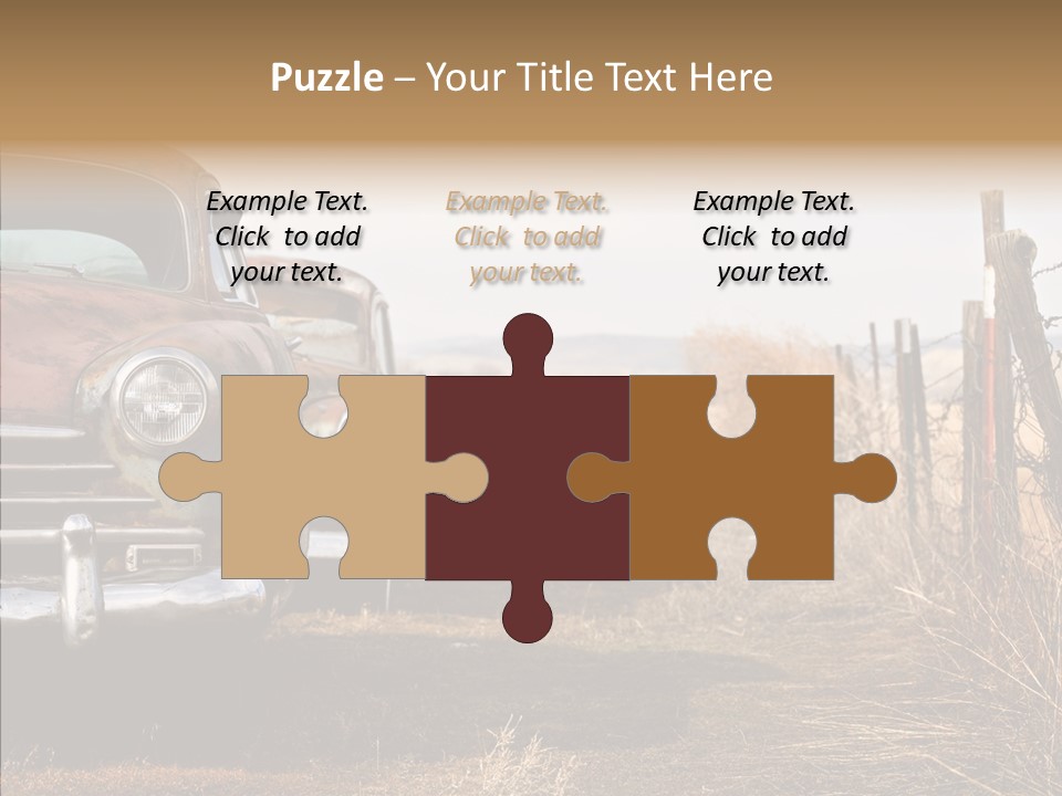 Lost Two Rusty PowerPoint Template
