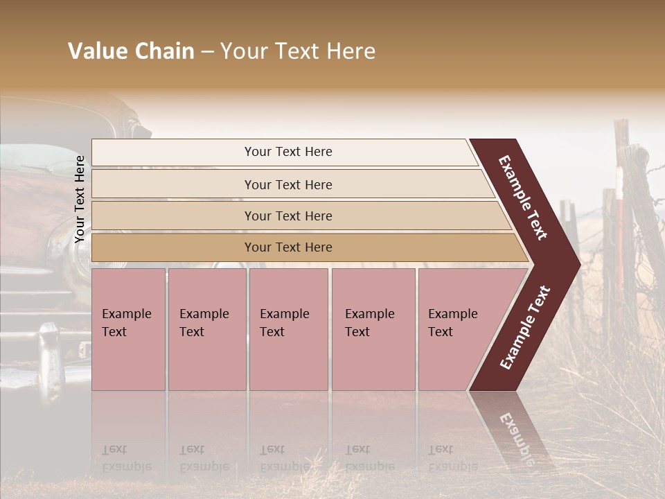 Lost Two Rusty PowerPoint Template