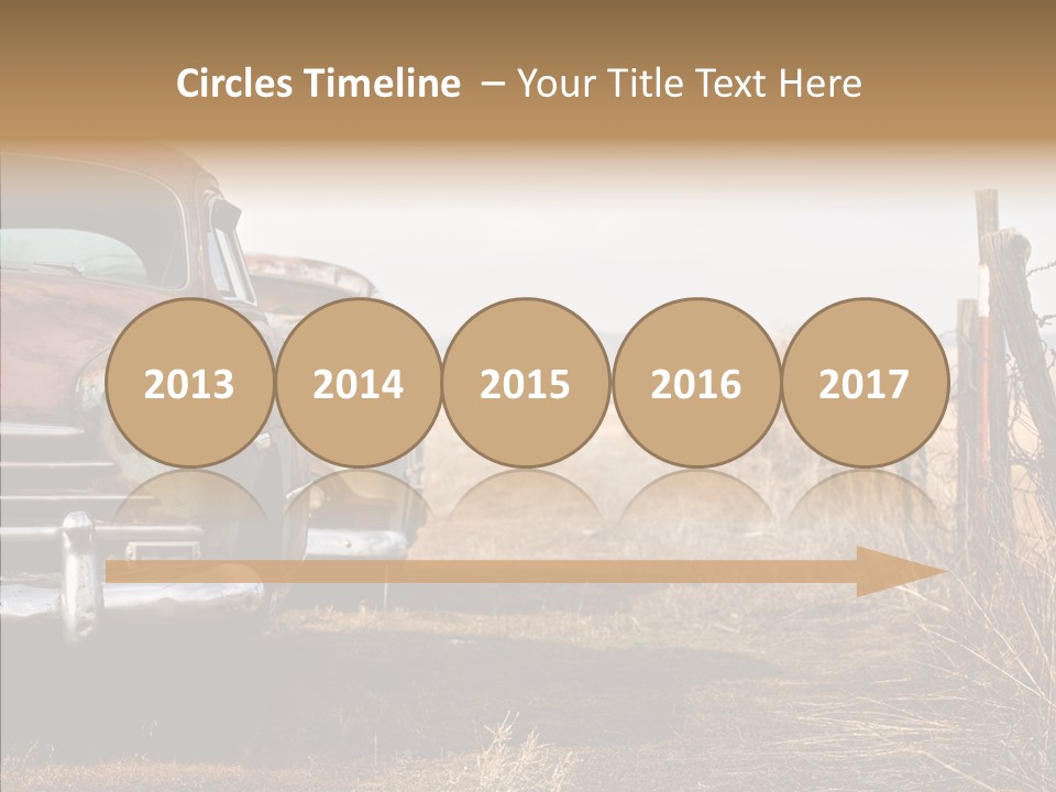 Lost Two Rusty PowerPoint Template