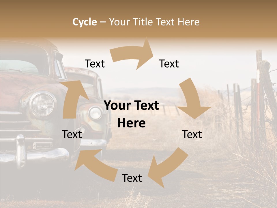 Lost Two Rusty PowerPoint Template