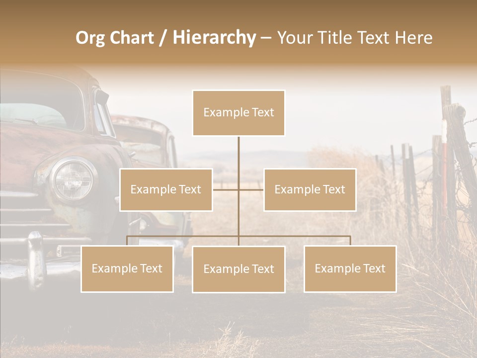 Lost Two Rusty PowerPoint Template