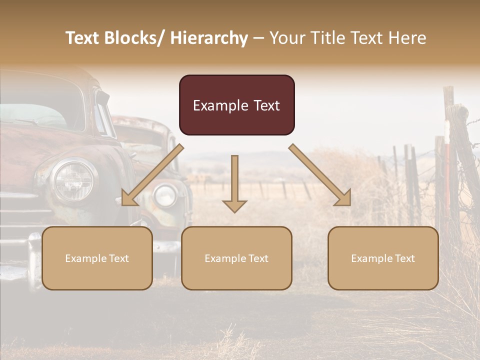 Lost Two Rusty PowerPoint Template