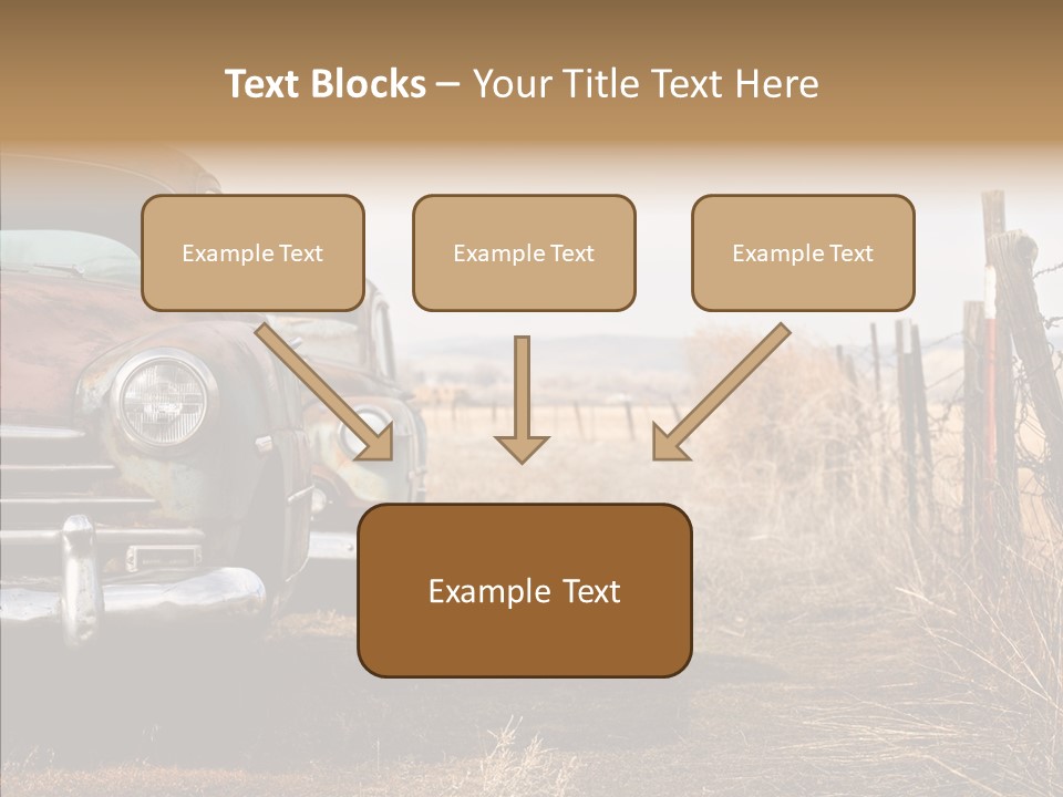 Lost Two Rusty PowerPoint Template