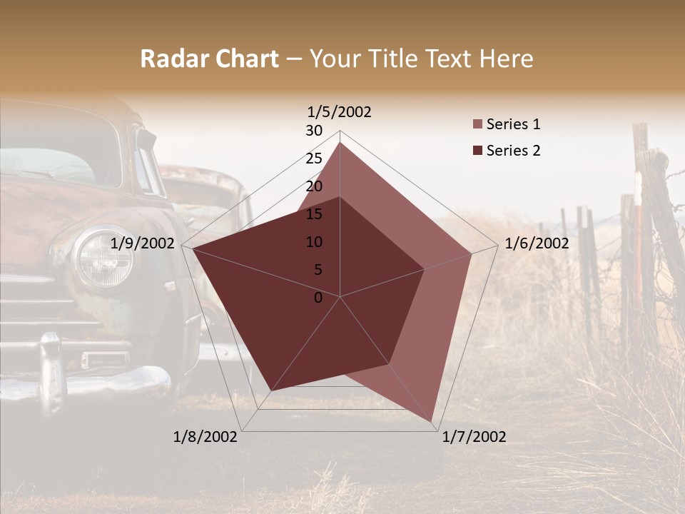 Lost Two Rusty PowerPoint Template