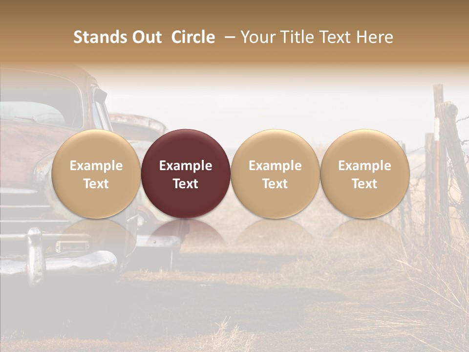 Lost Two Rusty PowerPoint Template