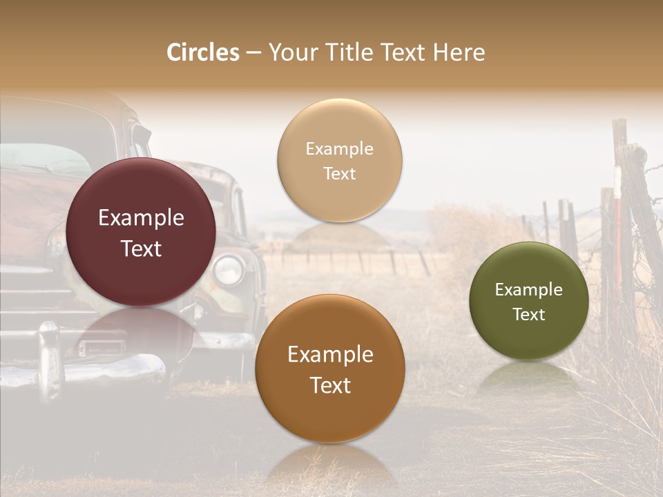 Lost Two Rusty PowerPoint Template