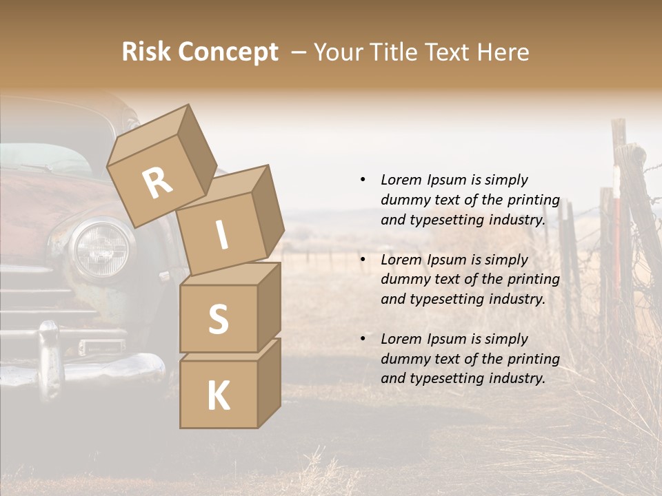 Lost Two Rusty PowerPoint Template