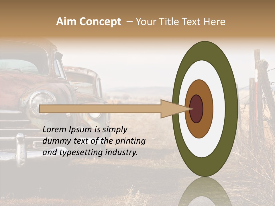 Lost Two Rusty PowerPoint Template