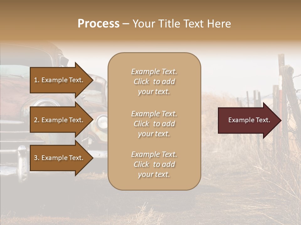 Lost Two Rusty PowerPoint Template