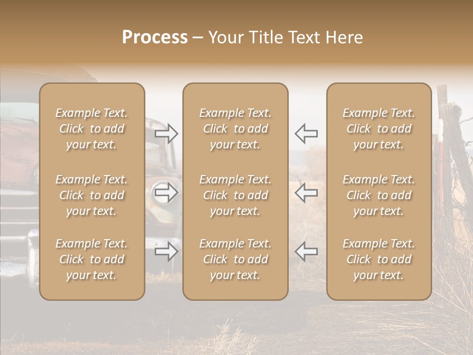 Lost Two Rusty PowerPoint Template