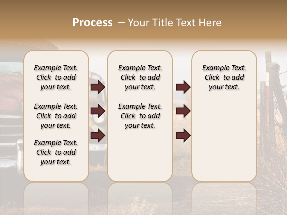 Lost Two Rusty PowerPoint Template