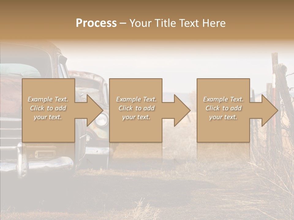 Lost Two Rusty PowerPoint Template
