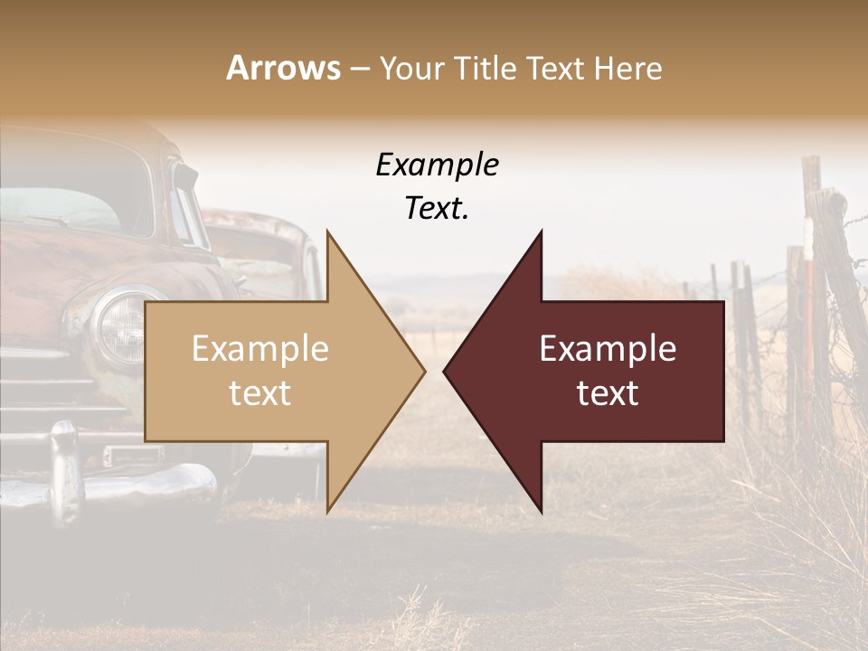 Lost Two Rusty PowerPoint Template