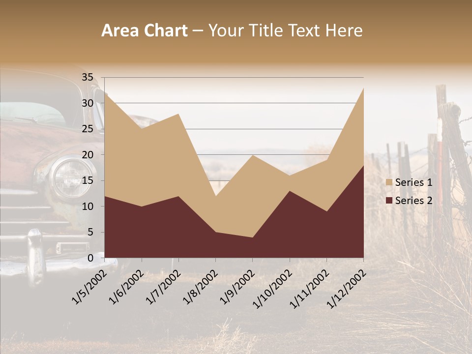 Lost Two Rusty PowerPoint Template