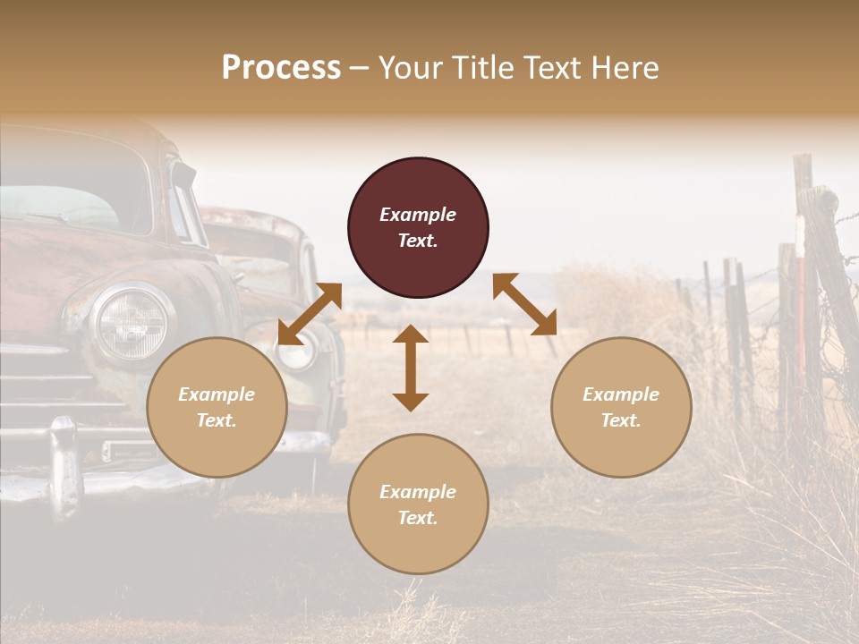 Lost Two Rusty PowerPoint Template