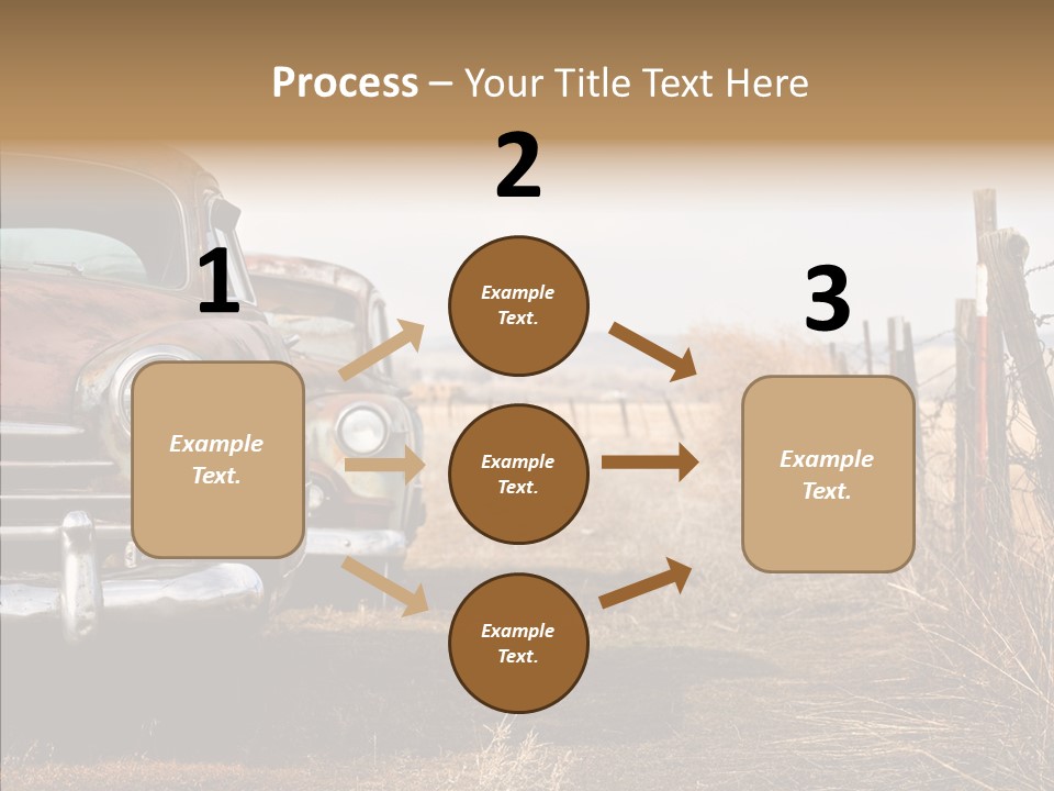 Lost Two Rusty PowerPoint Template
