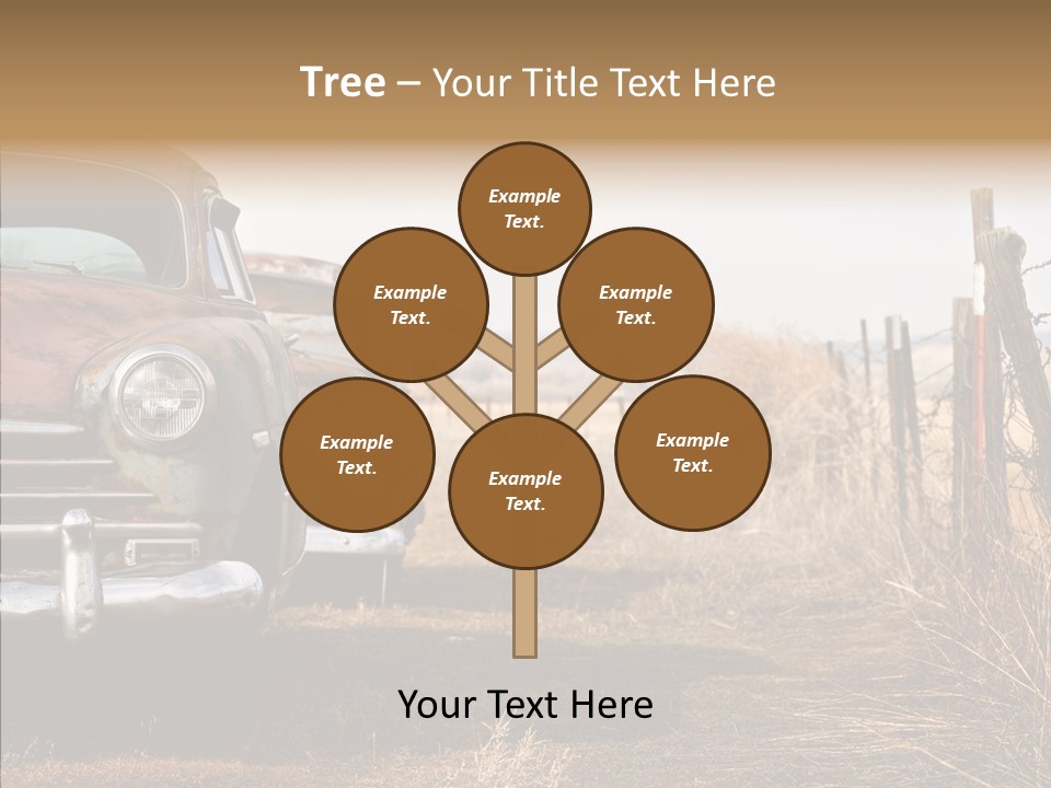Lost Two Rusty PowerPoint Template