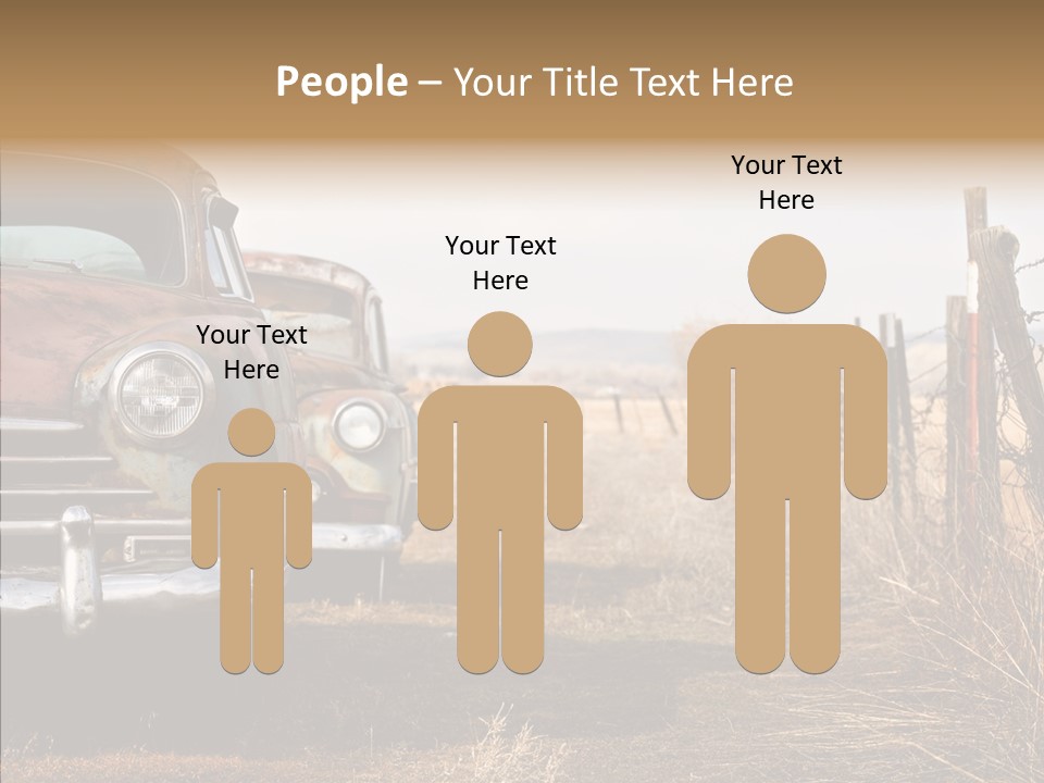 Lost Two Rusty PowerPoint Template