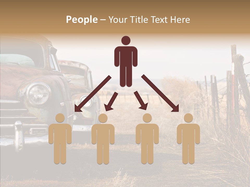 Lost Two Rusty PowerPoint Template