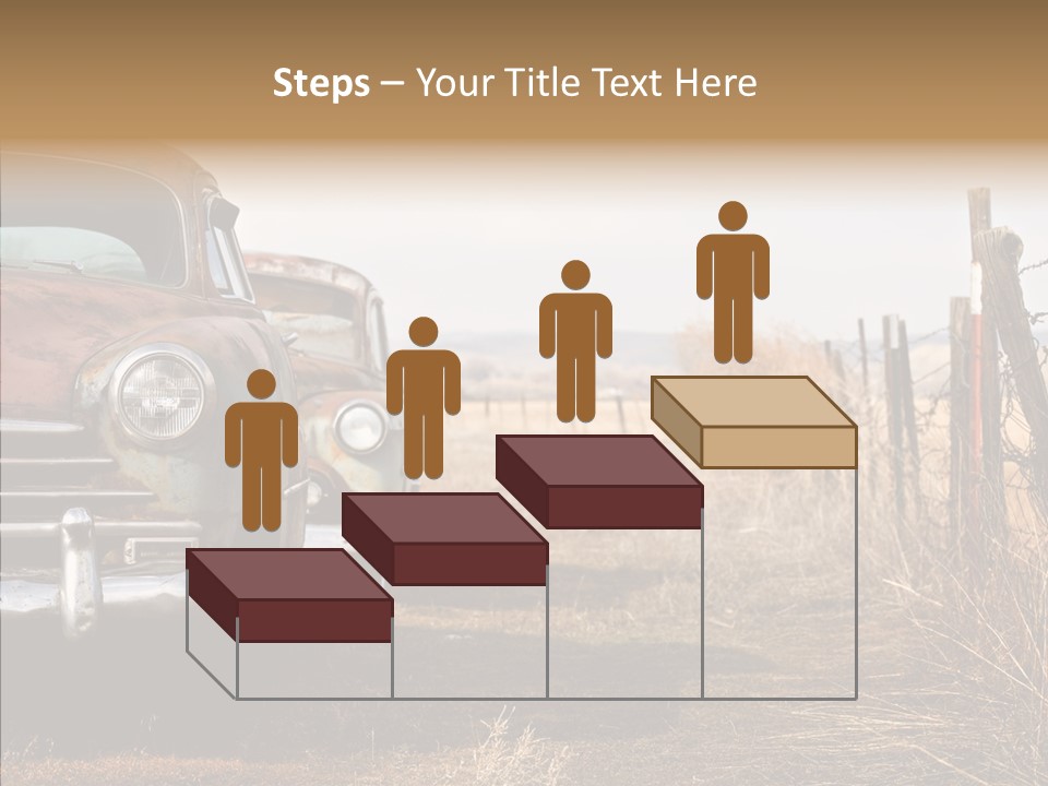 Lost Two Rusty PowerPoint Template