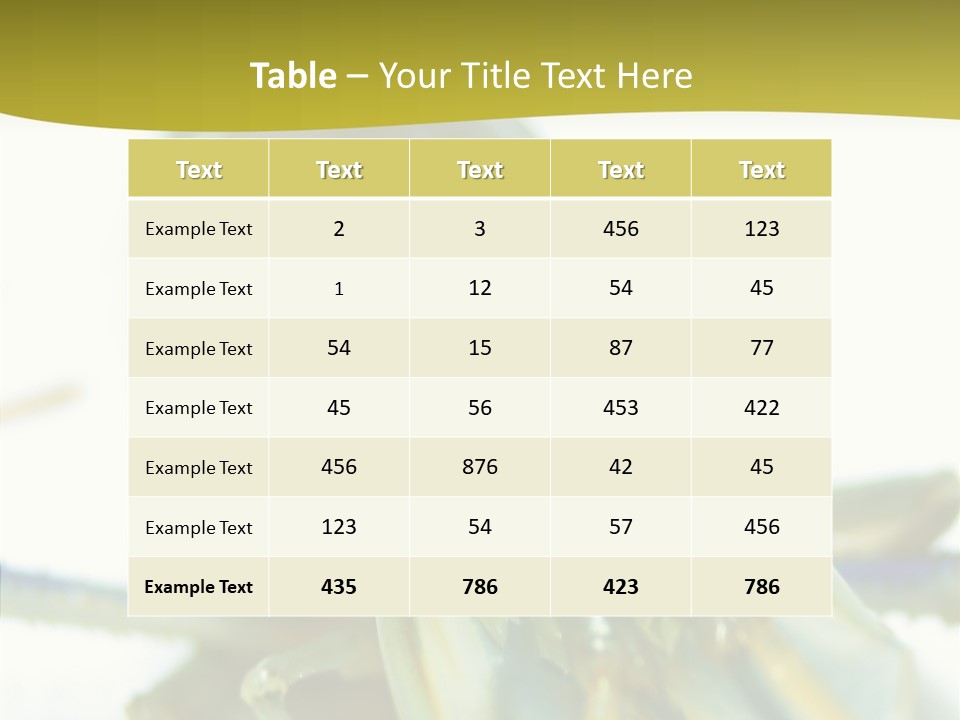 Tasty Delicious Meal PowerPoint Template