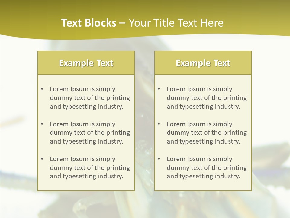 Tasty Delicious Meal PowerPoint Template