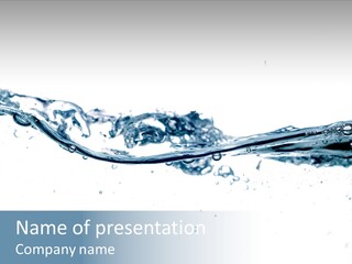 Tub Sink Thirst PowerPoint Template
