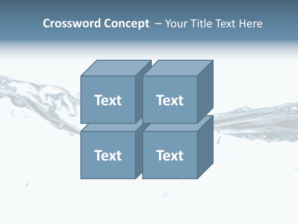 Tub Sink Thirst PowerPoint Template